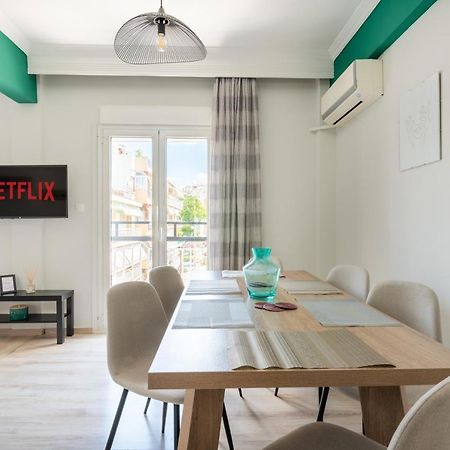 Chung cư 90 m² 2 phòng ngủ, 1 phòng tắm riêng ở Quận Vadaris-Dikastiria Thessaloníki Ngoại thất bức ảnh