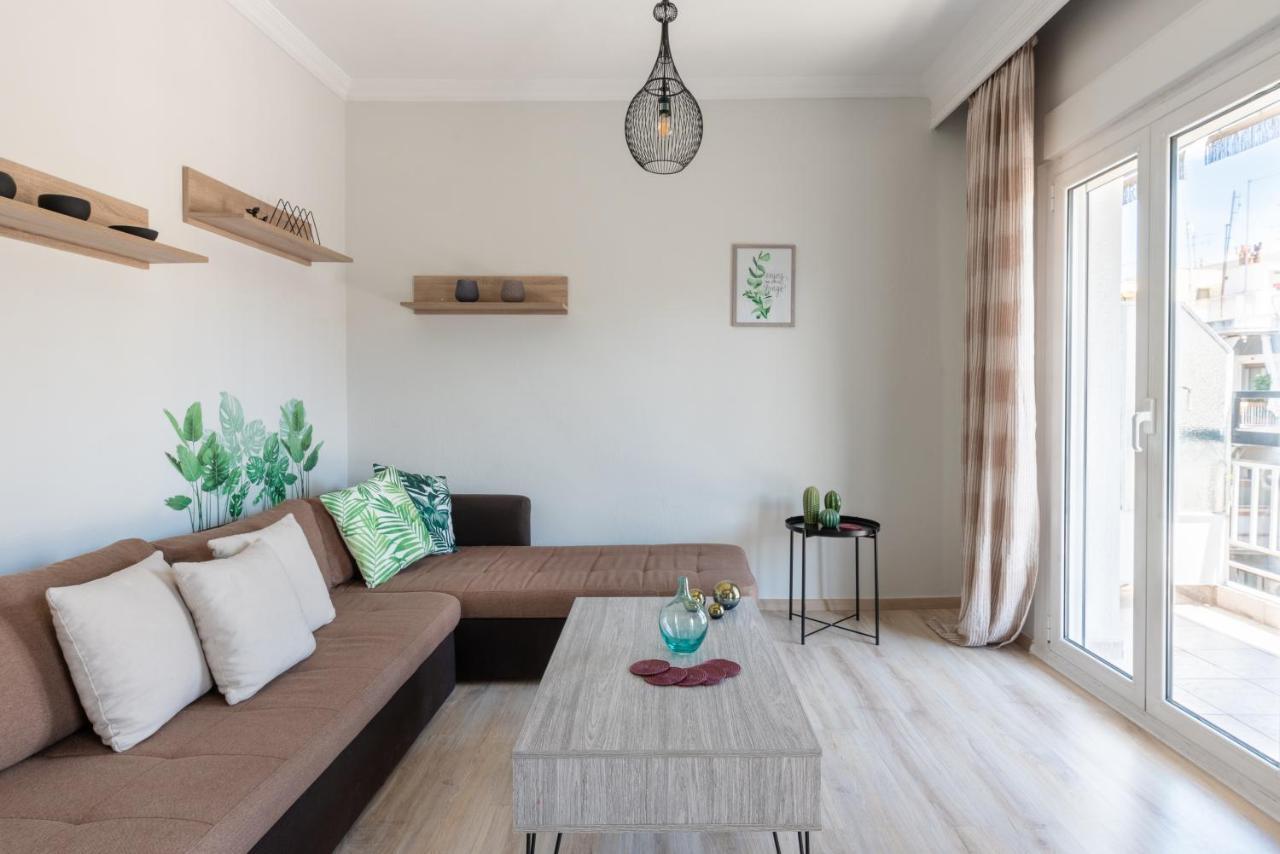 Chung cư 90 m² 2 phòng ngủ, 1 phòng tắm riêng ở Quận Vadaris-Dikastiria Thessaloníki Ngoại thất bức ảnh