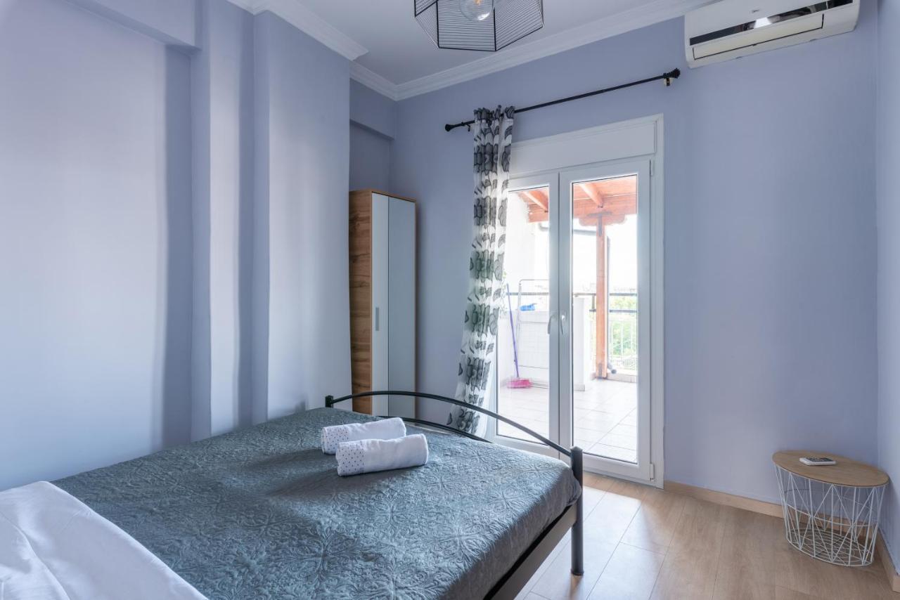 Chung cư 90 m² 2 phòng ngủ, 1 phòng tắm riêng ở Quận Vadaris-Dikastiria Thessaloníki Ngoại thất bức ảnh
