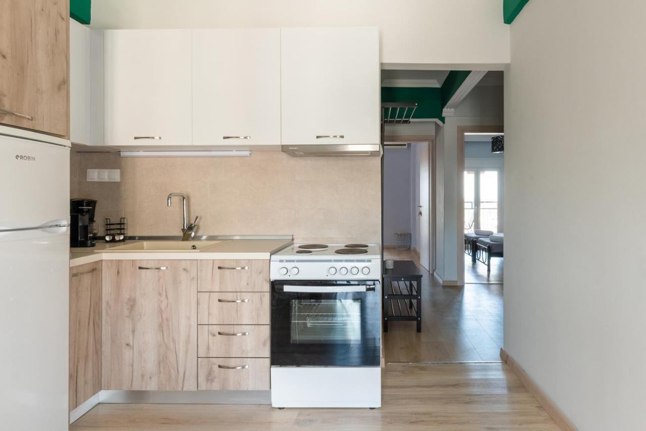 Chung cư 90 m² 2 phòng ngủ, 1 phòng tắm riêng ở Quận Vadaris-Dikastiria Thessaloníki Ngoại thất bức ảnh