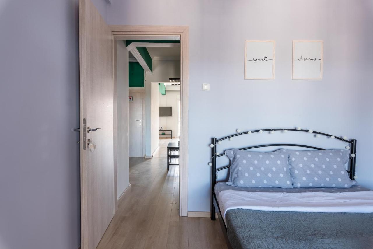 Chung cư 90 m² 2 phòng ngủ, 1 phòng tắm riêng ở Quận Vadaris-Dikastiria Thessaloníki Ngoại thất bức ảnh