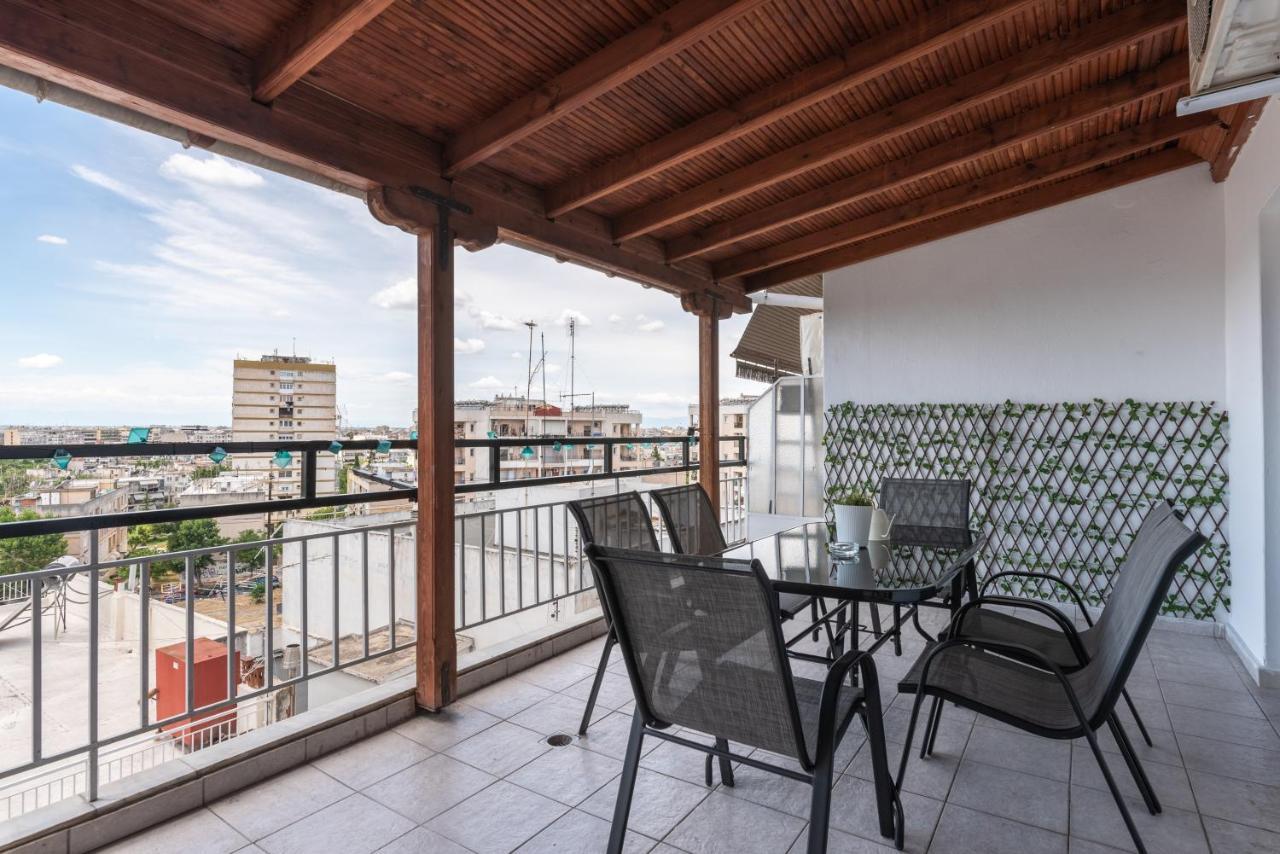 Chung cư 90 m² 2 phòng ngủ, 1 phòng tắm riêng ở Quận Vadaris-Dikastiria Thessaloníki Ngoại thất bức ảnh